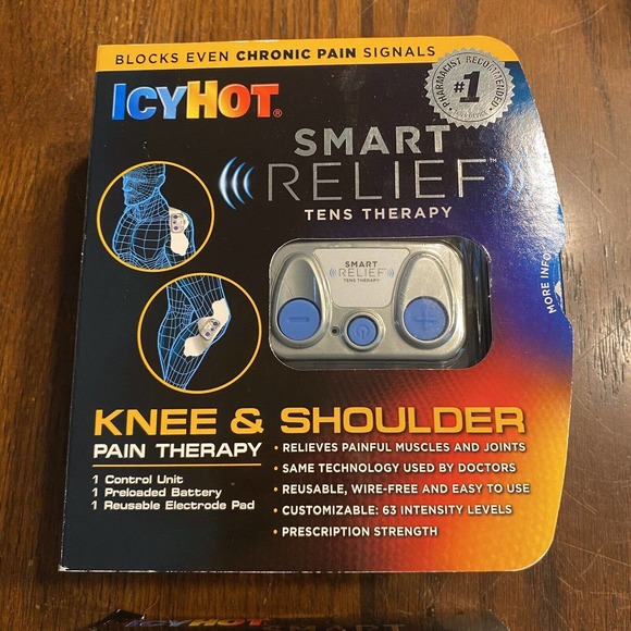 NOS Icy Hot Smart Relief Tens Knee & Shoulder Pain and 1 Box of Refills READ! - Picture 2 of 7